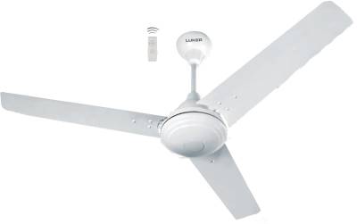 LUKER ECO 30 1200 mm BLDC Motor with Remote 3 Blade Ceiling Fan  (WHITE, Pack of 1)