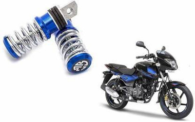 Miwings Stainless Universal Bike 05 Foot Rest pad (Set of 2) Foot Rest(Blue)