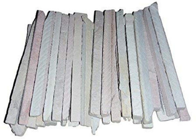 Bizmen TUKDA/CRUMBS NATURAL STONE EARTHY SLATE PENCIL prime SLATE PENCIL NATURAL STONE EARTHY SLATE PENCIL400 GM WRITING CHALK(40 Sticks)
