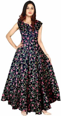 Shree Disha Anarkali Gown(Black)