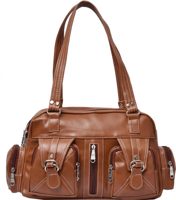 68% OFF on AL JAZEERA Women Brown Shoulder Bag on Flipkart
