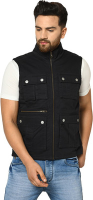 DUKE Sleeveless Solid Men Jacket