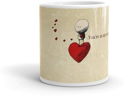 Luvkushcart valentine day special you'er in my every thought Ceramic Coffee Mug(320)