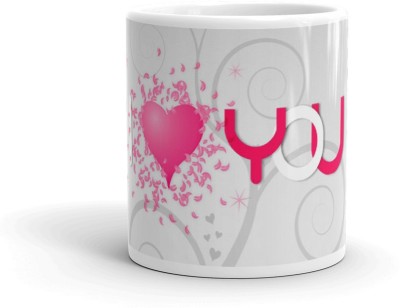 KAMAKSHI DESIGNER valentine day special keep smiling its sunnah Ceramic Coffee Mug(320 ml)