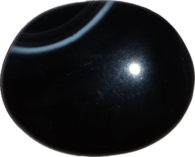 Dreamroar Sulemani Hakik Gemstone 11 Ratti 9.9 Carats ( 1 Piece ) Black Sulamani Aqeeq ( Not Available Same Picture ) Bracelet Size Agate Stone Pendant
