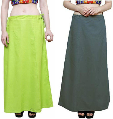 NewBELL P2_Green_Light Grey Pure Cotton Petticoat(Free)
