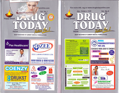Drug Today July To Oct 2020 Edition ( Pack Of 2 Books)(Paperback, DRUG TODAY)