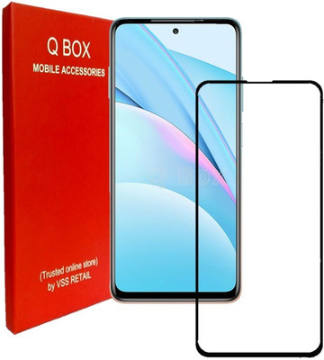 Q Box Edge To Edge Tempered Glass for Mi 10T Pro, MI 10T, MI 10T LITE(Pack of 1)