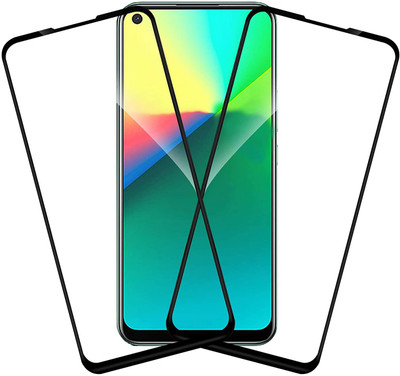 Slugabed Edge To Edge Tempered Glass for Realme 7i(Pack of 2)