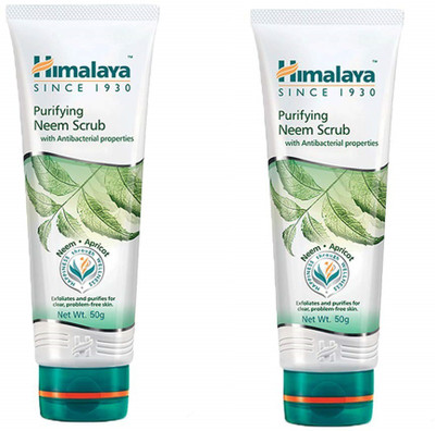 HIMALAYA Purifying Neem Scrub 2 x 50 ml Packs Scrub(100 g)