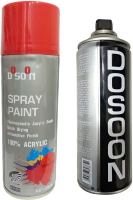 Oshotto Orange Red Spray Paint 400 ml(Pack of 1)