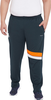 bigbanana Colorblock Men Dark Green Track Pants