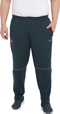 bigbanana Colorblock Men Dark Green Track Pants