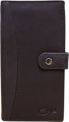 Style 98 Black Leather Family 2 Unisex-adult Passport Holder Card Holder Travel Wallet(Brown)