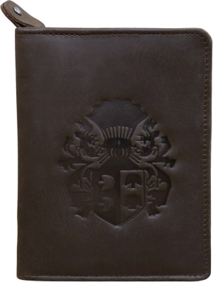 Style 98 Men Casual Brown Genuine Leather Document Holder(Brown)