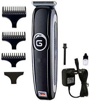 Geemy GM-6050 Trimmer 60 min  Runtime 3 Length Settings(Black)