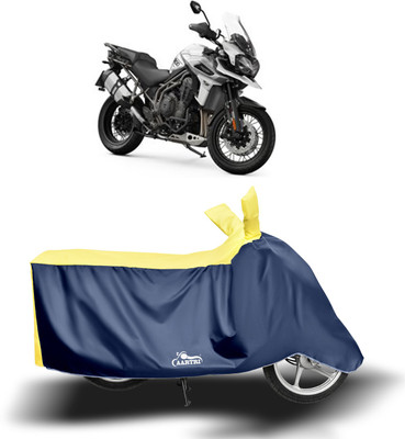 DROHAR Two Wheeler Cover for Triumph(Tiger 800 XCA, Yellow)
