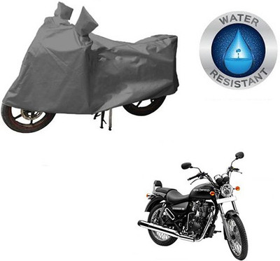 RPSENTTERPR Waterproof Two Wheeler Cover for Royal Enfield(Thunderbird 350, Grey)