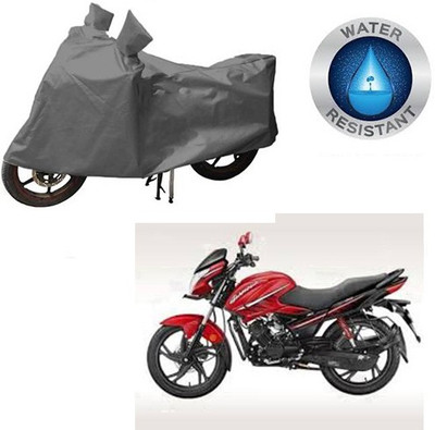 RPSENTTERPR Waterproof Two Wheeler Cover for Hero(Glamour, Grey)