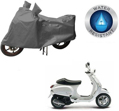 RPSENTTERPR Waterproof Two Wheeler Cover for Piaggio(Piaggio Vespa, Grey)