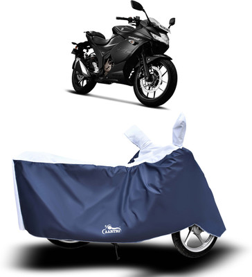 DROHAR Two Wheeler Cover for Suzuki(Gixxer 250, White)