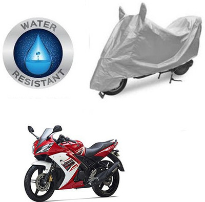 RPSENTTERPR Waterproof Two Wheeler Cover for Yamaha(R15 s, Silver)