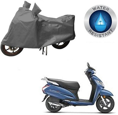 RPSENTTERPR Waterproof Two Wheeler Cover for Honda(Activa, Grey)
