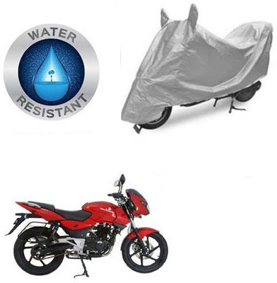 RPSENTTERPR Waterproof Two Wheeler Cover for Bajaj(Pulsar 200 NS DTS-i, Silver)
