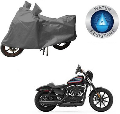 RPSENTTERPR Waterproof Two Wheeler Cover for Harley Davidson(XL 1200, Grey)