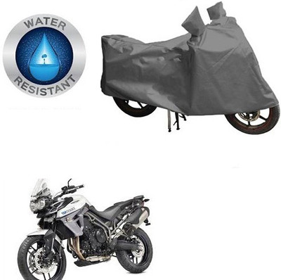 RPSENTTERPR Waterproof Two Wheeler Cover for Triumph(Tiger 800 XR, Grey)