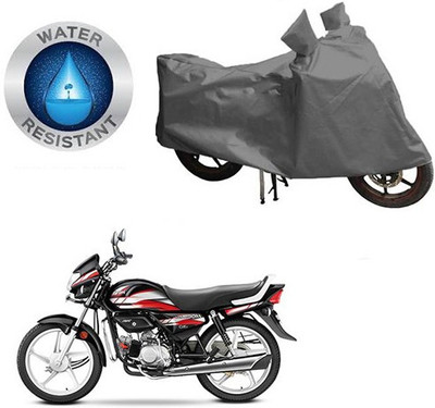 RPSENTTERPR Waterproof Two Wheeler Cover for Hero(CD deluxe, Grey)