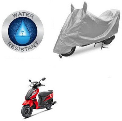 RPSENTTERPR Waterproof Two Wheeler Cover for Suzuki(Let's, Silver)