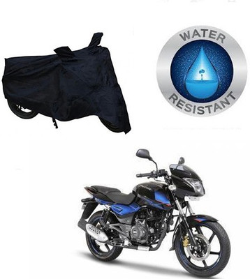 RPSENTTERPR Waterproof Two Wheeler Cover for Bajaj(Pulsar 150 DTS-i, Black)