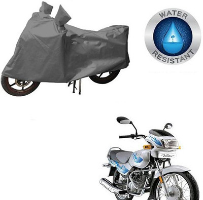 RPSENTTERPR Waterproof Two Wheeler Cover for TVS(Victor GLX, Grey)