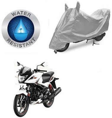 RPSENTTERPR Waterproof Two Wheeler Cover for Hero(Ignitor, Silver)