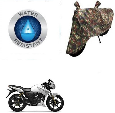 RPSENTTERPR Waterproof Two Wheeler Cover for TVS(Apache RTR 180, Grey)