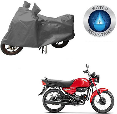 RPSENTTERPR Waterproof Two Wheeler Cover for Hero(HF Dawn, Grey)
