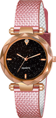 COSMIC LP -1254 best quality PINK silicone strap Analog Watch - For Women