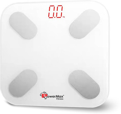 Powermax Fitness BCA-150 Smart Bluetooth Body Fat Scale Weighing Scale(White)