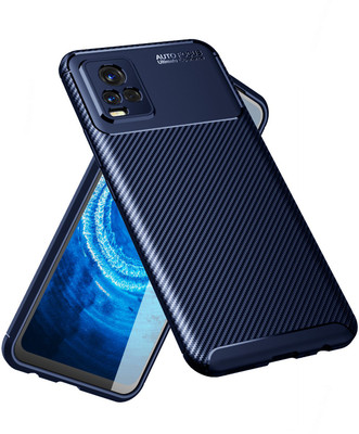 Golden Sand Back Cover for Vivo V20(Blue, Shock Proof)