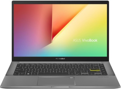 Flipkart - ASUS VivoBook Ultra S14 Core i7 11th Gen – (8 GB + 32 GB Optane/512 GB SSD/Windows 10 Home) S433EA-AM701TS Thin and Light Laptop(14 inch, Indie Black, 1.40 kg, With MS Office)