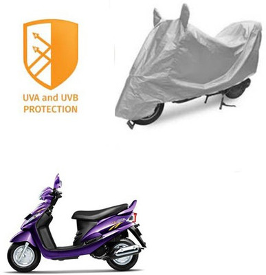 SANJU Waterproof Two Wheeler Cover for Mahindra(Rodeo RZ, Silver)