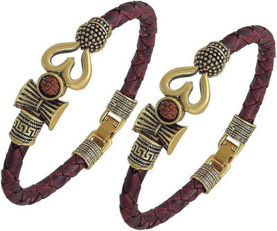 CloudConcept Brass Silver Coated Bracelet(Pack of 2)