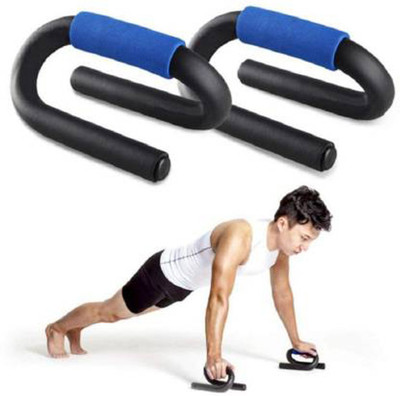 WOODPECKER PRINTS S shape pushup Push-up Bar(Black)