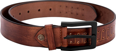 Alton Men Evening, Party, Casual Brown Genuine Leather Belt