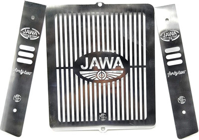 Vagary Stainless Steel Radiator Grill Guard Only Fit to 42 Bike Crash Guard(JAWA)