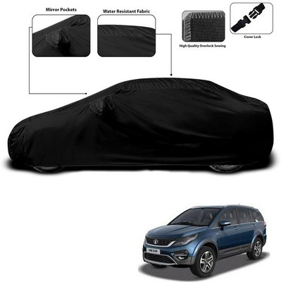 ANTHUB Car Cover For Tata Hexa (With Mirror Pockets)(Black)