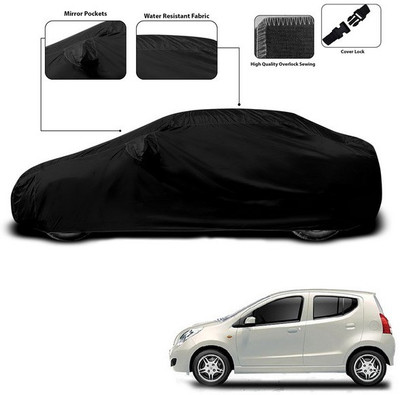 SEBONGO Car Cover For Maruti Suzuki A-Star (With Mirror Pockets)(Black)
