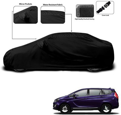 ANTHUB Car Cover For Mahindra Marazzo (With Mirror Pockets)(Black)