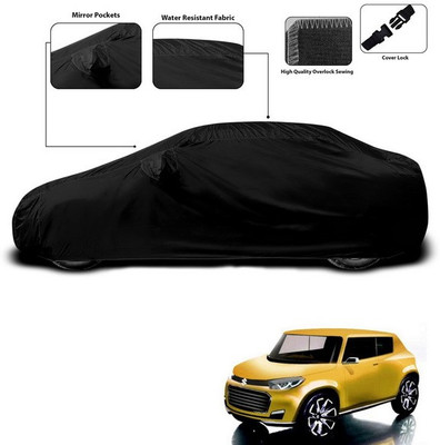 ANTHUB Car Cover For Maruti Suzuki Future-S (With Mirror Pockets)(Black)